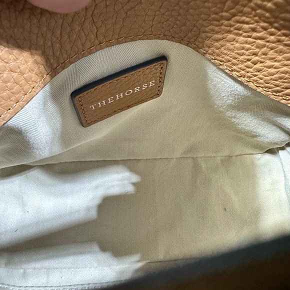 The Horse Shoulder Bag with Pebbled Texture - Picture 10 of 13